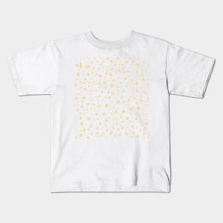 Shining yellow gold stars pattern Kids T-Shirt